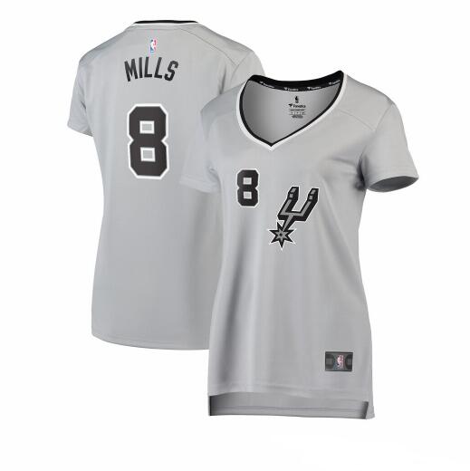 Camiseta baloncesto Patty Mills 8 statement edition Rojo San Antonio Spurs Mujer