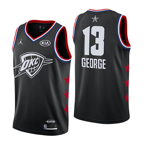 Camiseta baloncesto Paul George 13 Negro All Star 2019 Hombre
