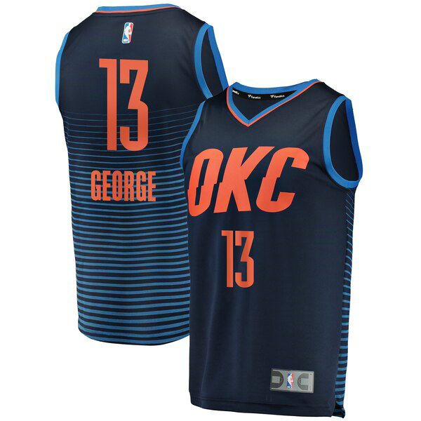 Camiseta baloncesto Paul George 13 Statement Edition Armada Oklahoma City Thunder Hombre