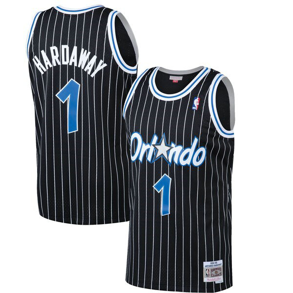 Camiseta baloncesto Penny Hardaway 1 1994-1995 Classics Swingman Negro Orlando Magic Hombre