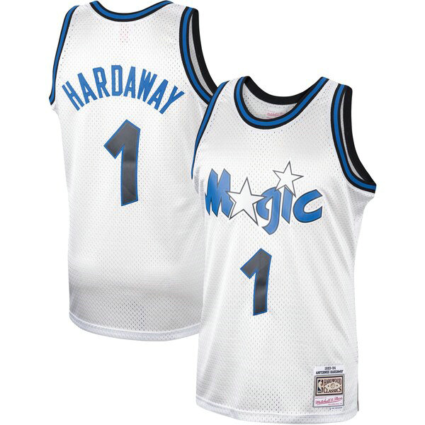 Camiseta baloncesto Penny Hardaway 1 Classics Platinum Swingman Blanco Orlando Magic Hombre