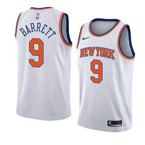 Camiseta baloncesto R.j. Barrett 9 Statement 2019-20 Blanco New York Knicks Hombre