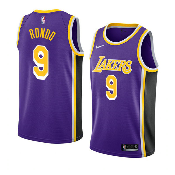 Camiseta baloncesto Rajon Rondo 9 Statement 2018-19 P鐓pura Los Angeles Lakers Hombre