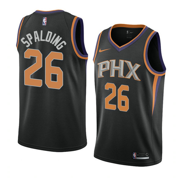 Camiseta baloncesto Ray Spalding 26 Statement 2018 Negro Phoenix Suns Hombre