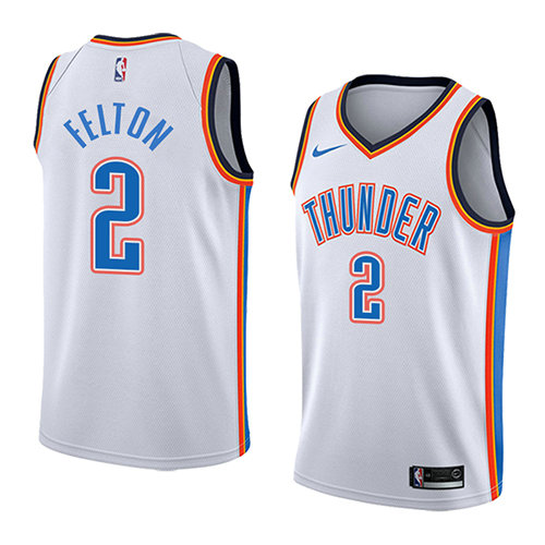 Camiseta baloncesto Raymond Felton 2 Association 2018 Blanco Oklahoma City Thunder Hombre