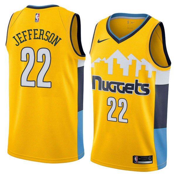 Camiseta baloncesto Richard Jefferson 22 Statement 2018 Amarillo Denver Nuggets Hombre