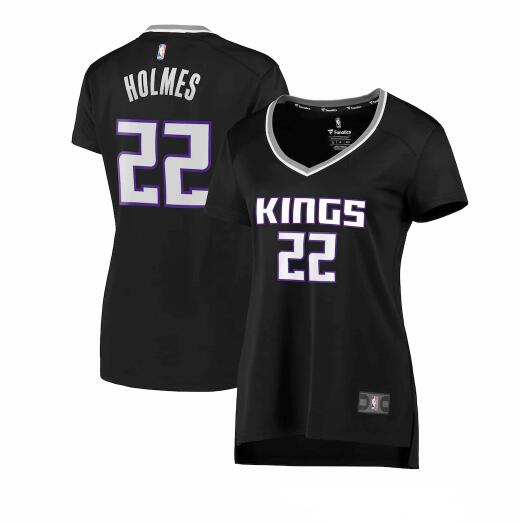 Camiseta baloncesto Richaun Holmes 22 statement edition Negro Sacramento Kings Mujer