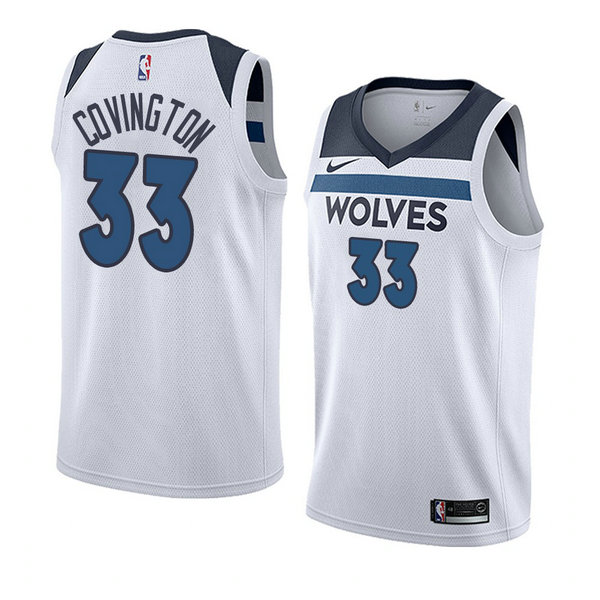 Camiseta baloncesto Robert Covington 33 Association 2018 Blanco Minnesota Timberwolves Hombre