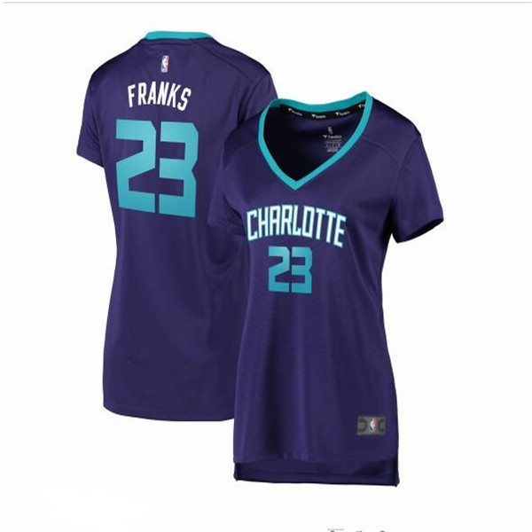 Camiseta baloncesto Robert Franks 23 statement edition Púrpura Charlotte Hornets Mujer