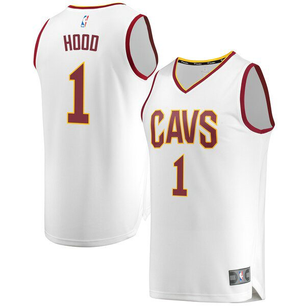 Camiseta baloncesto Rodney Hood 1 2019 Blanco Cleveland Cavaliers Hombre