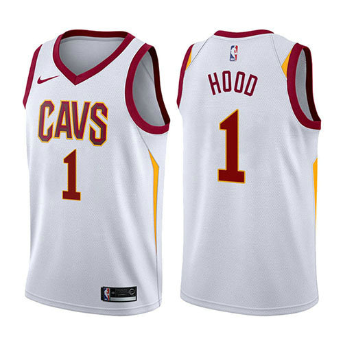 Camiseta baloncesto Rodney Hood 1 Association 2017-18 Blanco Cleveland Cavaliers Hombre