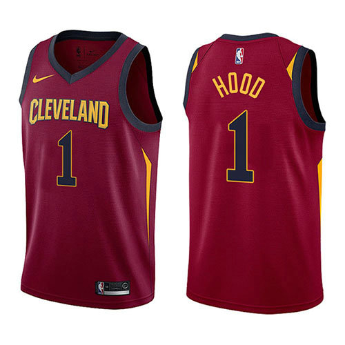 Camiseta baloncesto Rodney Hood 1 Icon 2017-18 Rojo Cleveland Cavaliers Hombre