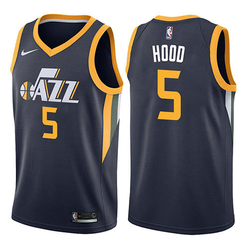 Camiseta baloncesto Rodney Hood 5 Icon 2017-18 Azul Utah Jazz Hombre