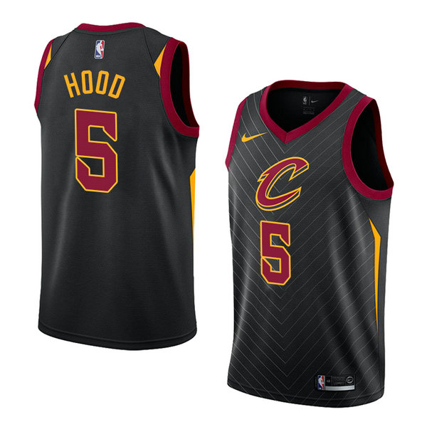 Camiseta baloncesto Rodney Hood 5 Statement 2018 Negro Cleveland Cavaliers Hombre