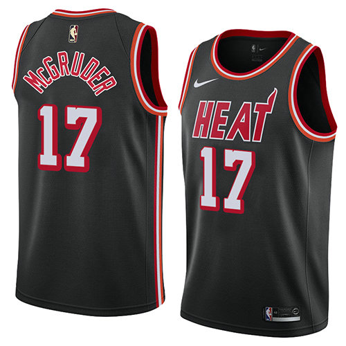 Camiseta baloncesto Rodney McGruder 17 Classic 2018 Negro Miami Heat Hombre