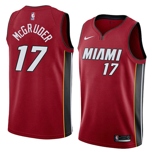 Camiseta baloncesto Rodney McGruder 17 Statement 2018 Rojo Miami Heat Hombre