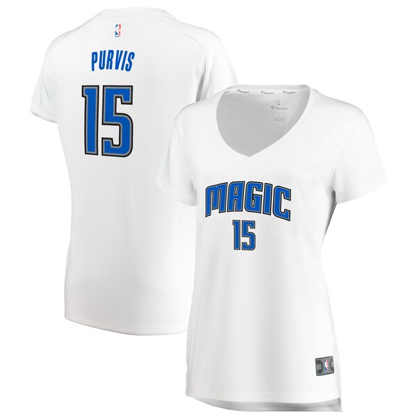 Camiseta baloncesto Rodney Purvis 15 association edition Blanco Orlando Magic Mujer