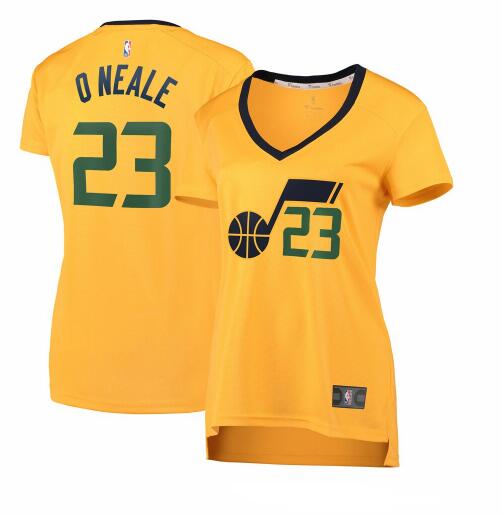 Camiseta baloncesto Royce O'Neale 23 statement edition Amarillo Utah Jazz Mujer
