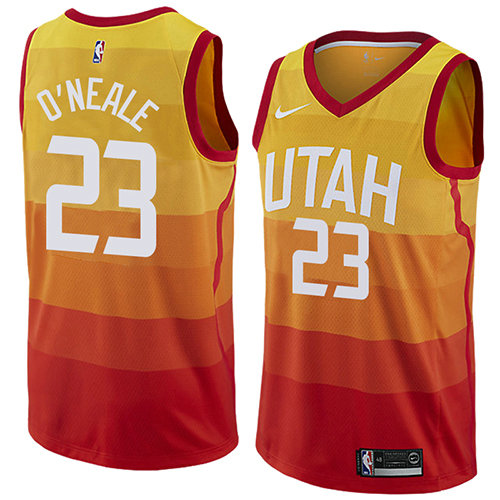 Camiseta baloncesto Royce O'neale 23 Ciudad 2018 Amarillo Utah Jazz Hombre