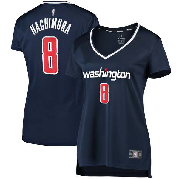 Camiseta baloncesto Rui Hachimura 8 statement edition Armada Washington Wizards Mujer