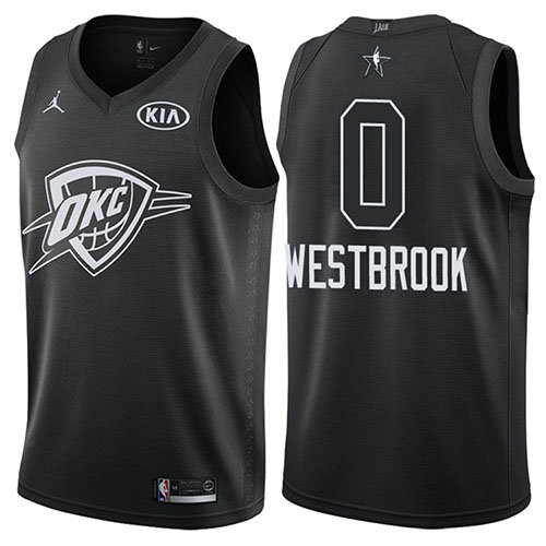 Camiseta baloncesto Russell Westbrook 0 Negro All Star 2018 Hombre