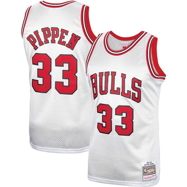 Camiseta baloncesto Scottie Pippen 33 2019 Blanco Chicago Bulls Hombre