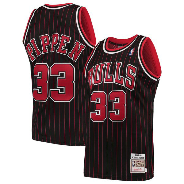 Camiseta baloncesto Scottie Pippen 33 2019 Negro Chicago Bulls Hombre