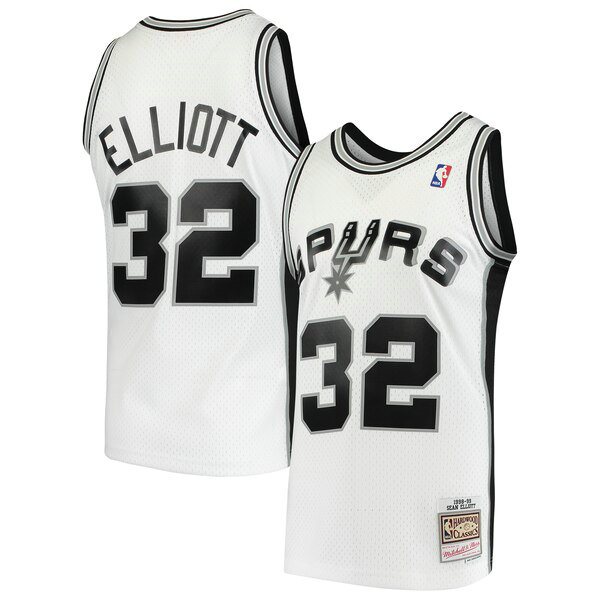 Camiseta baloncesto Sean Elliott 32 1998-1999 Classics Swingman Blanco San Antonio Spurs Hombre