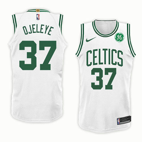 Camiseta baloncesto Semi Ojeleye 37 Association 2018 Blanco Boston Celtics Hombre
