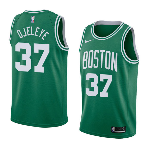 Camiseta baloncesto Semi Ojeleye 37 Icon 2018 Verde Boston Celtics Hombre