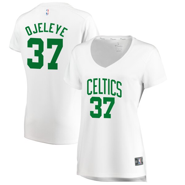 Camiseta baloncesto Semi Ojeleye 37 association edition Blanco Boston Celtics Mujer