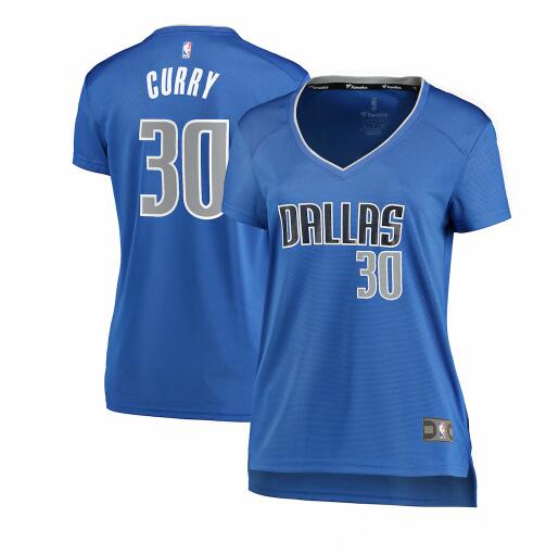 Camiseta baloncesto Seth Curry 30 icon edition Azul Dallas Mavericks Mujer