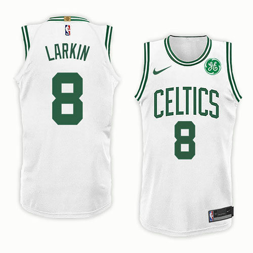 Camiseta baloncesto Shane Larkin 8 Association 2018 Blanco Boston Celtics Hombre