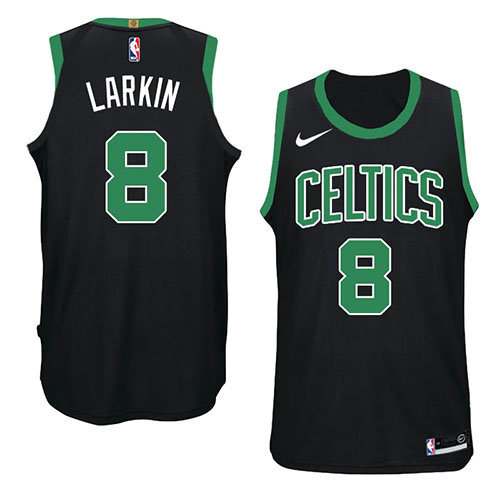 Camiseta baloncesto Shane Larkin 8 Statement 2018 Negro Boston Celtics Hombre
