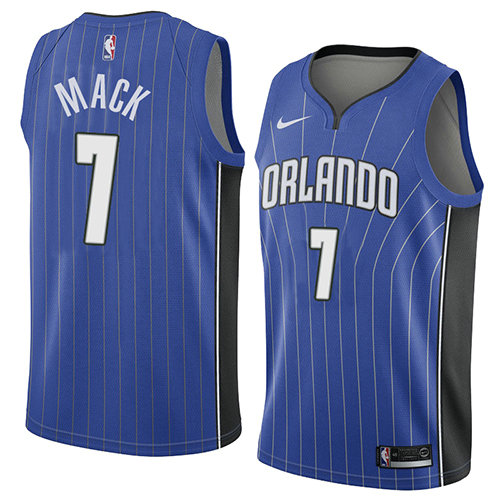 Camiseta baloncesto Shelvin Mack 7 Icon 2018 Azul Orlando Magic Hombre