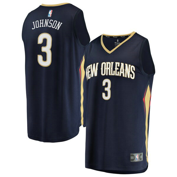 Camiseta baloncesto Stanley Johnson 3 Icon Edition Armada New Orleans Pelicans Hombre