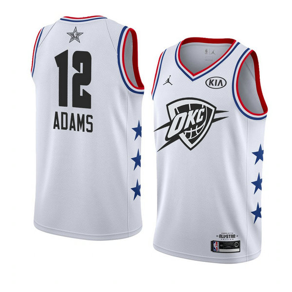 Camiseta baloncesto Steven Adams 12 Blanco All Star 2019 Hombre