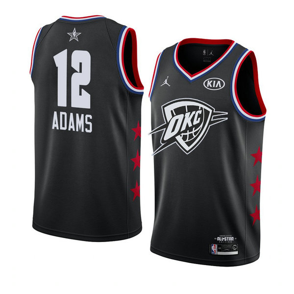 Camiseta baloncesto Steven Adams 12 Negro All Star 2019 Hombre