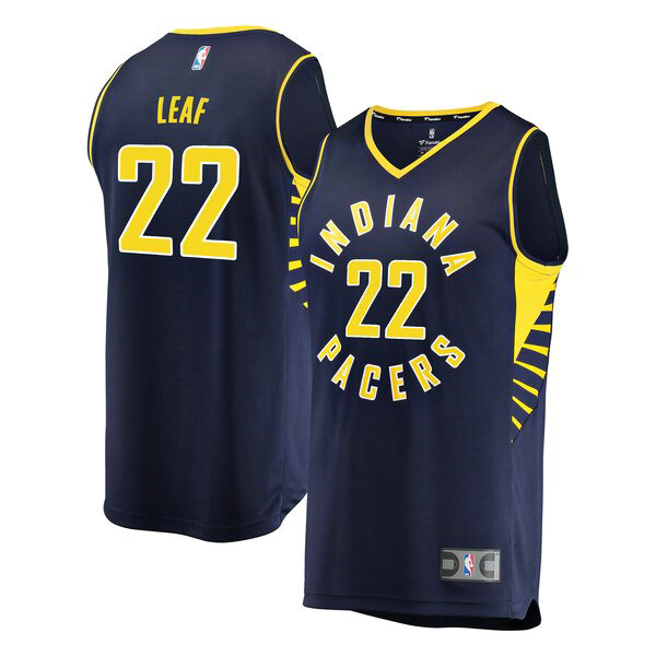 Camiseta baloncesto T.J. Leaf 22 Icon Edition Armada Indiana Pacers Nino