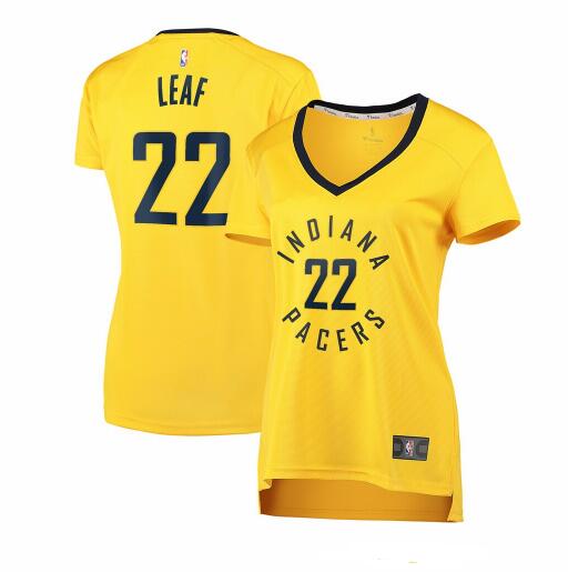 Camiseta baloncesto T.J. Leaf 22 statement edition Amarillo Indiana Pacers Mujer