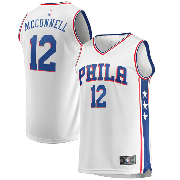 Camiseta baloncesto T.J. McConnell 12 Association Edition Blanco Philadelphia 76ers Hombre