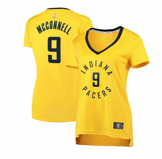Camiseta baloncesto T.J. McConnell 9 statement edition Amarillo Indiana Pacers Mujer