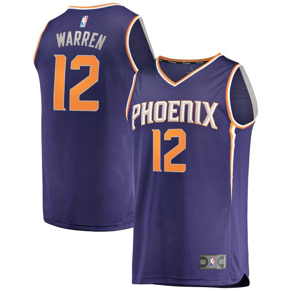 Camiseta baloncesto TJ Warren 12 Icon Edition Púrpura Phoenix Suns Hombre