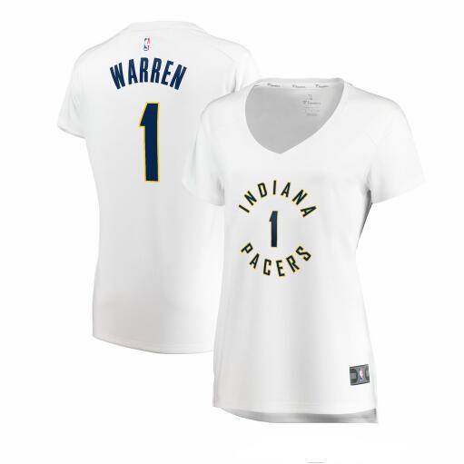 Camiseta baloncesto TJ Warren 1 association edition Blanco Indiana Pacers Mujer