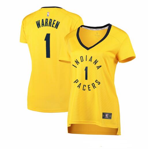 Camiseta baloncesto TJ Warren 1 statement edition Amarillo Indiana Pacers Mujer