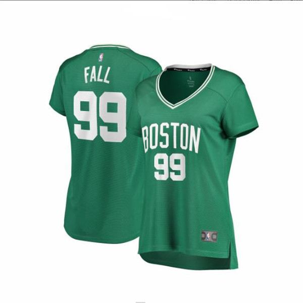Camiseta baloncesto Tacko Fall 99 icon edition Verde Boston Celtics Mujer