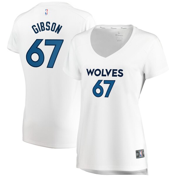 Camiseta baloncesto Taj Gibson 67 association edition Blanco Minnesota Timberwolves Mujer