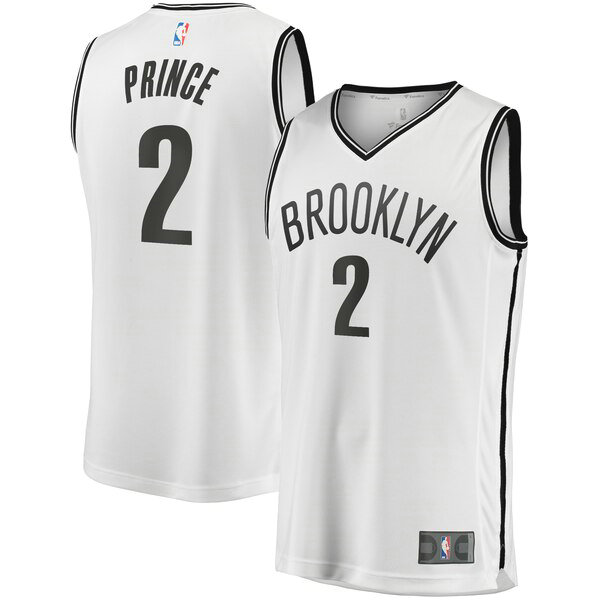 Camiseta baloncesto Taurean Prince 2 2019 Blanco Brooklyn Nets Hombre