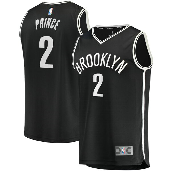 Camiseta baloncesto Taurean Prince 2 2019 Negro Brooklyn Nets Hombre
