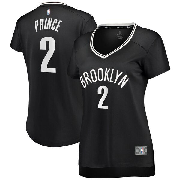 Camiseta baloncesto Taurean Prince 2 icon edition Negro Brooklyn Nets Mujer
